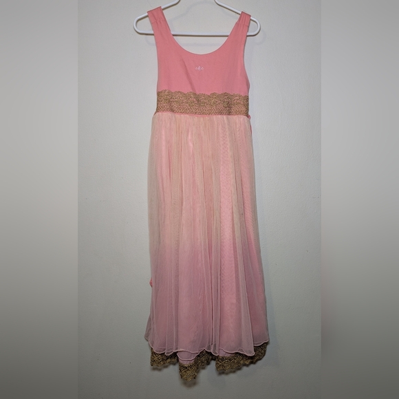 Well Dressed Wolf Daydream Princess Monaco Maxi Pink + Gold Girls Size 5 - Picture 1 of 6
